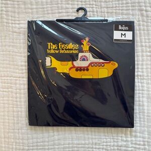 Medium Womans black The Beatles Yellow Submarine t shirt